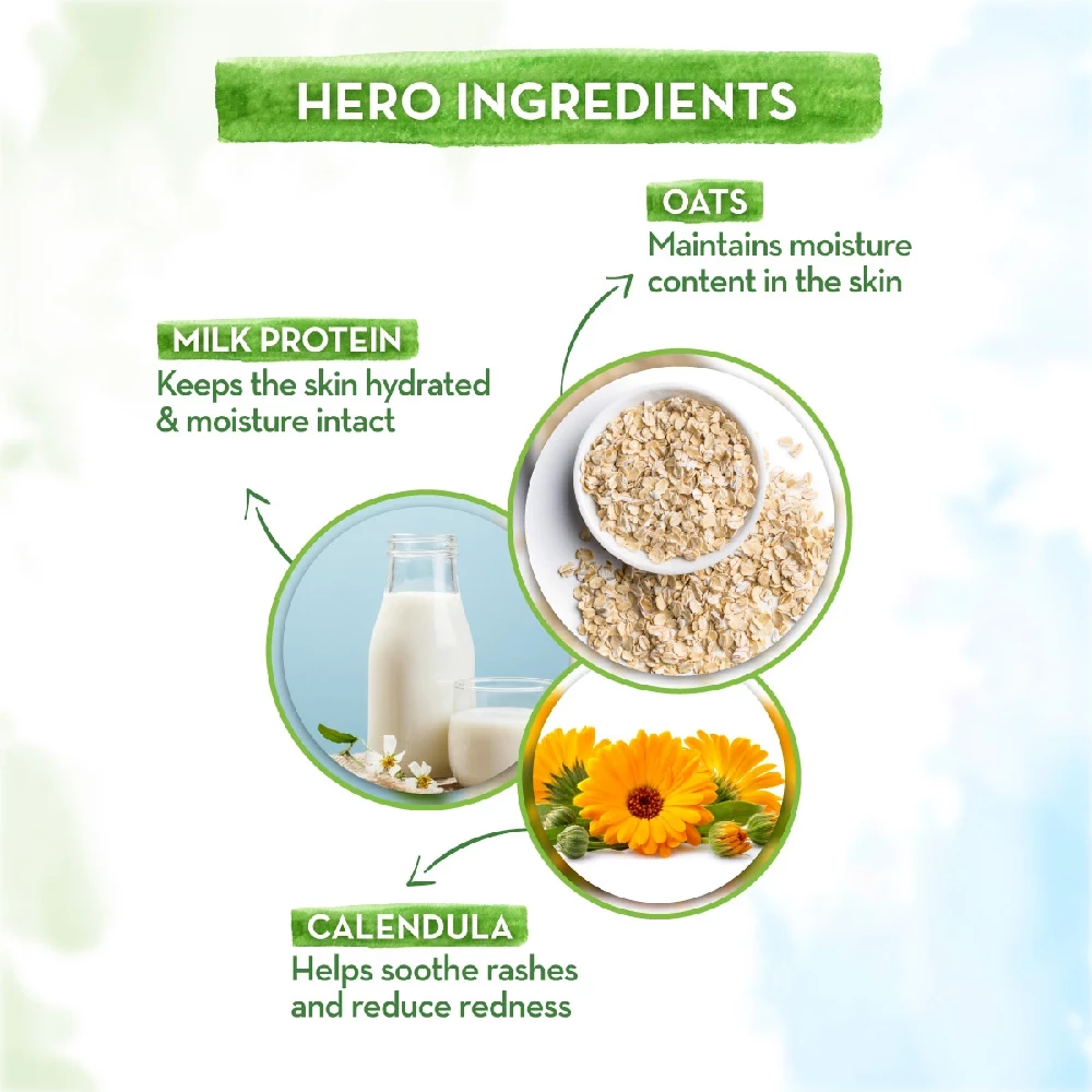 Milky Soft Body Lotion for Babies with Oats, Milk and Calendula, 400 ml-4.webp